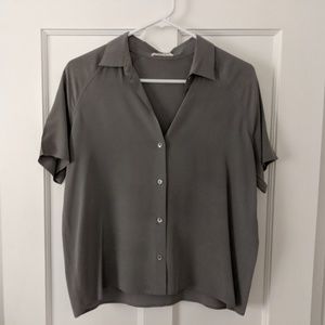 Everlane Silk Short Sleeve Shirt